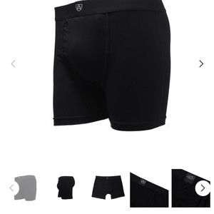 Paxsies Black All-In-One Packing Boxers Size Large